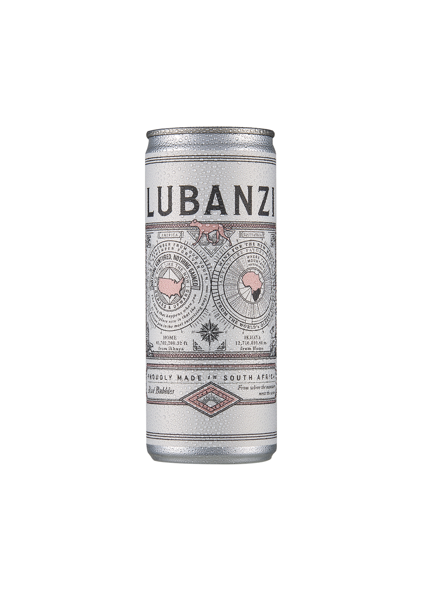Lubanzi Rosé Bubbles Can