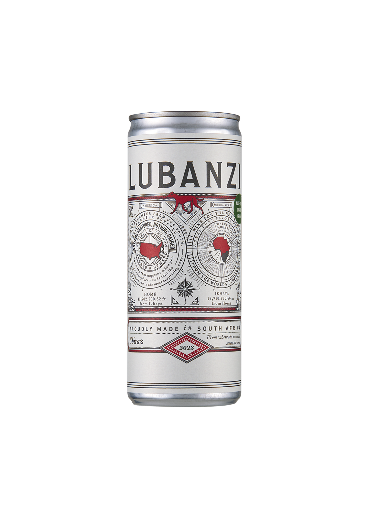 Lubanzi Organic Shiraz Can