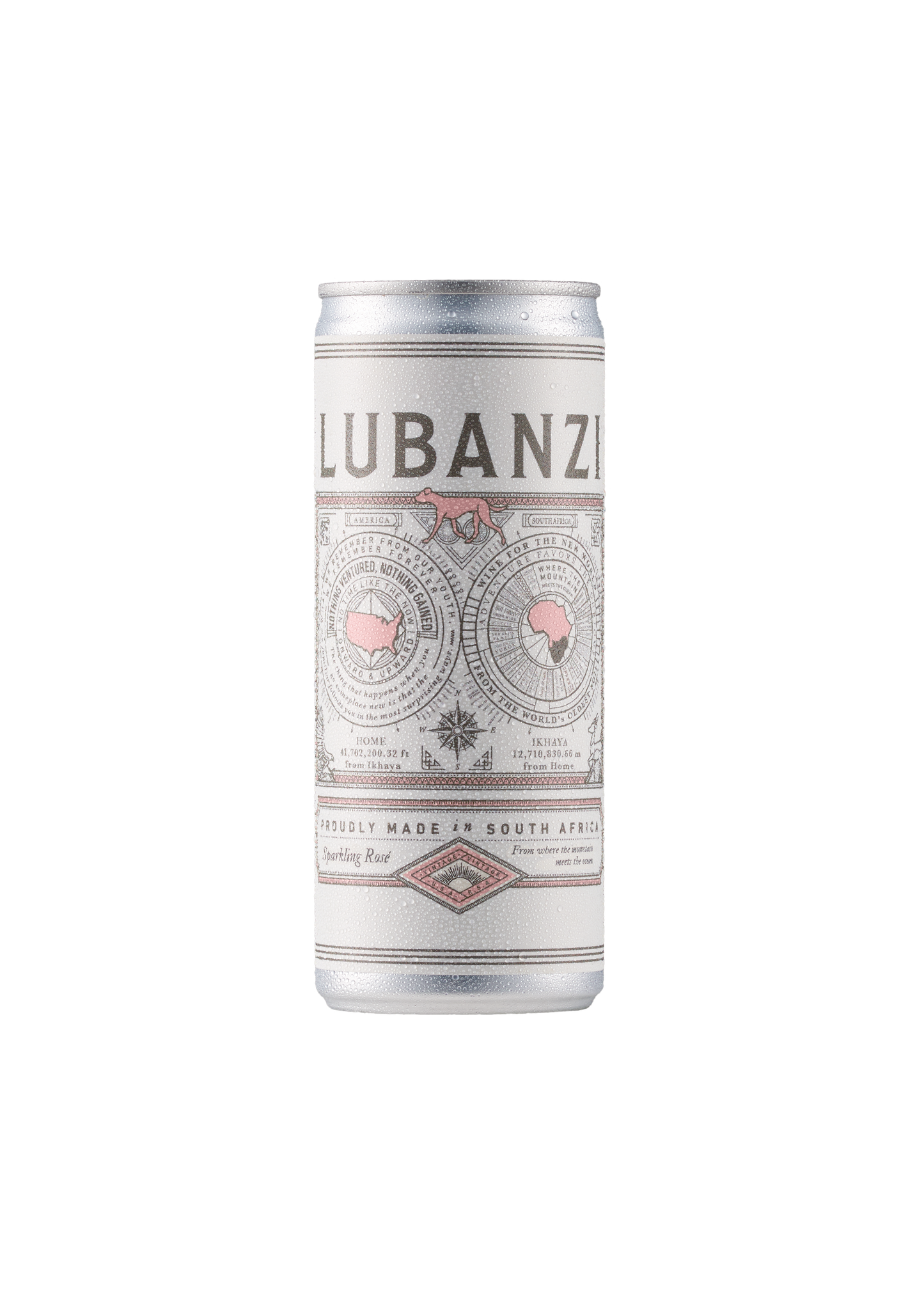 Lubanzi Rosé Bubbles Can